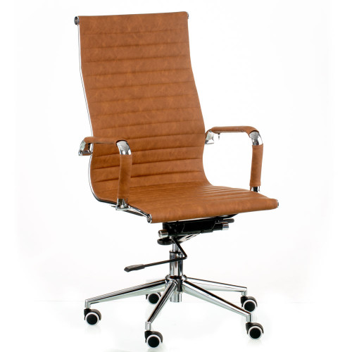 Кресло офисное TPRO- Solano artleather light-brown E5777