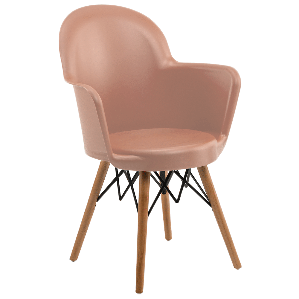 Кресло пластиковое TYA- Gora-V Ножки-Бук (цвет в ассортименте)