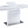 Стол обеденный раскладной VTR- ТМL-850 (Белый мрамор + белый)