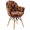 Кресло обеденное TYA- Gora-V Ножки-Бук тк. Colourbox 