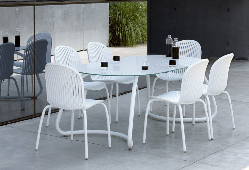 Стол стеклянный Nardi Outdoor DEI- Loto Dinner 190х100