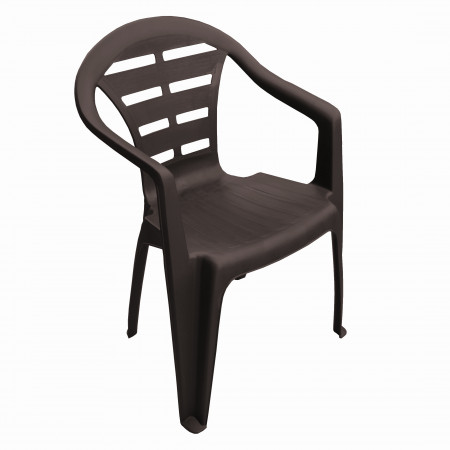 Кресло из полипропилена OST- Moyo коричневое