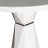 Стол обеденный TOP- Trend Раунд керамика белый 100/130х100 см