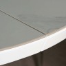 Стол обеденный TOP- Trend Раунд керамика белый 100/130х100 см