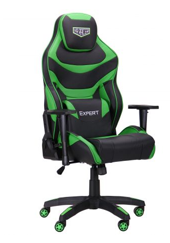 Кресло компьютерное MFF- VR Racer Expert Champion черный/зеленый