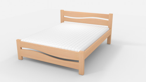 Кровать двуспальная MCN- Волна