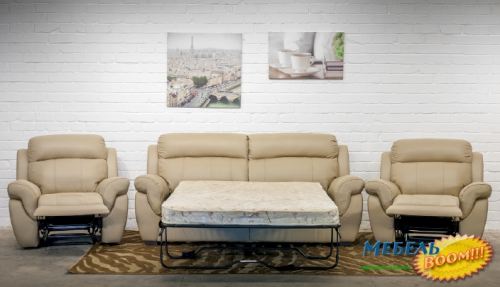 Комплект мягкой мебели NL- Sorento 2837 (Соренто 3SB+1R+1R) 