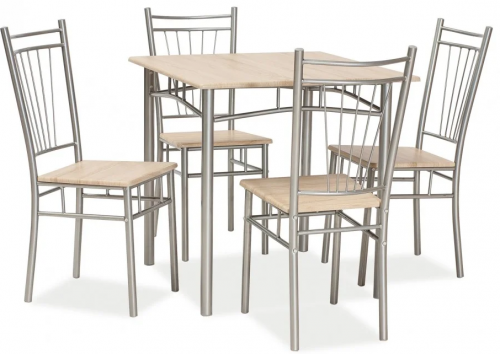 SIGNAL PL- Столовый набор Fit (стол + 4 стула)