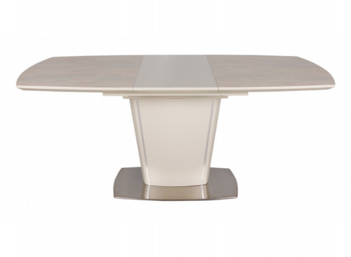Стол обеденный модерн NL- CONNECTICUT бежевый (140/185*90*76 cm керамика) 