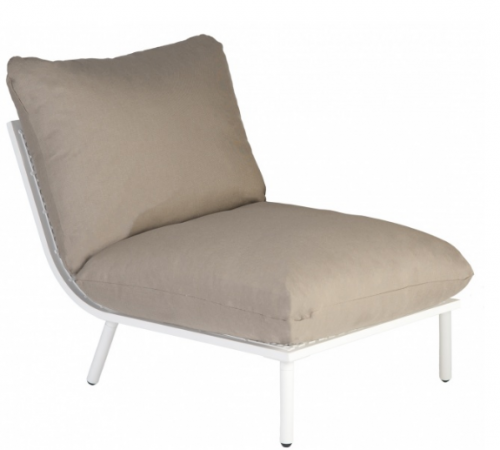 Комплект для отдыха из металла Alexander Rose TEA- BEACH LOUNGE угловой диван + 2 столика
