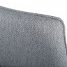 Кресло мягкое NL- MILTON текстиль рогожка, серый 2