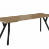 Стол SIGNAL MERLIN шпон натуральный дуб/черный (90/240х90)
