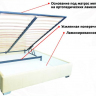 Кровать с подъемным механизмом NVLT- Кантри
