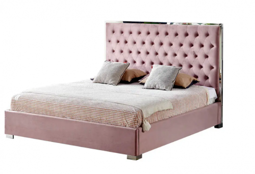 Кровать двухспальная TOP- Беттани розовый 1,8  