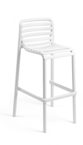 Барный стул из пропилена Nardi DEI- Doga Stool Bianco