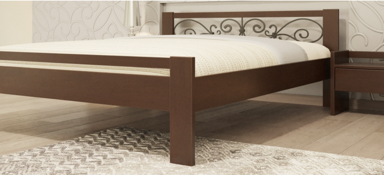 Кровать деревянная CML- Жасмин