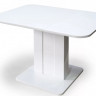 Стол обеденный раскладной со стеклом ASL- Бристоль RAL DIAMOND GLASS