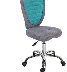 Кресло компьютерное TPRO- POPPY, серо-голубое 38151