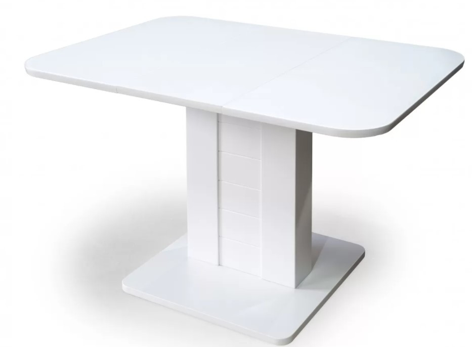 Стол обеденный со стеклом ASL- Бристоль RAL DIAMOND GLASS