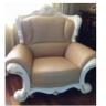 Кресло ONX- Carpenter 208 бел-золото