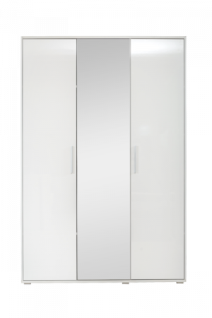 Шкаф 3-дверный EMB- Мирина White (белый)