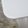 Стол модерн NL- Toronto 160 см (Торонто) стекло сатин белый