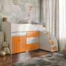 Кровать-комната + стол VRN- Bed Room 5 (оранжевый)