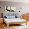 Кровать двуспальная деревянная AWD- Флоренция (ясень) 