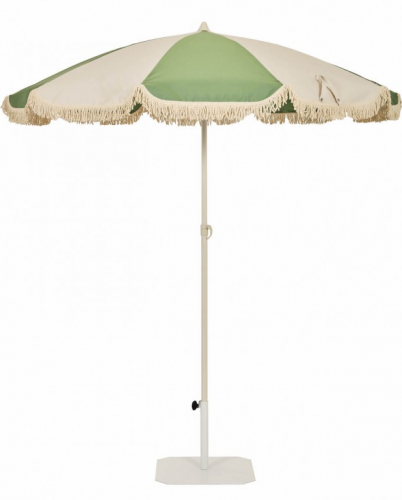 Зонт от солнца круглый с базой DEI- Ezpeleta Toscana (оливковый/песочный)