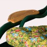 Качель садовая GG- Таити с синтепоновой подушкой (бежевый цветок)