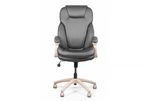 Кресло офисное BRS-  Soft Arm PU black SPUbg-01