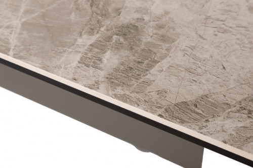 Стол обеденный модерн NL- ALTA керамика серый глянец
