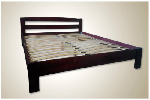 Кровать двуспальная деревянная KMP- Студент