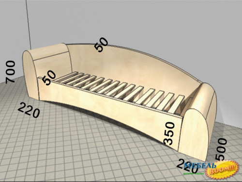 Кровать с подъемным механизмом COR- Формула  