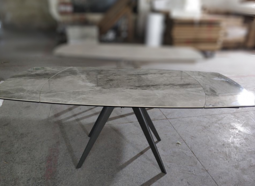 Стол обеденный модерн NL- COVENTRY керамика светло-серый
