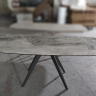 Стол обеденный модерн NL- COVENTRY керамика светло-серый