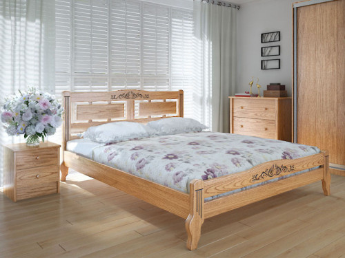 Кровать деревянная MOM- Пальмира Люкс плюс 