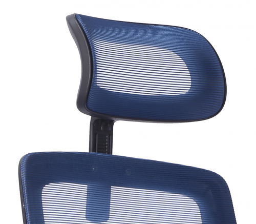 Поворотное кресло INI- CLAUS  синее/серое/черный каркас