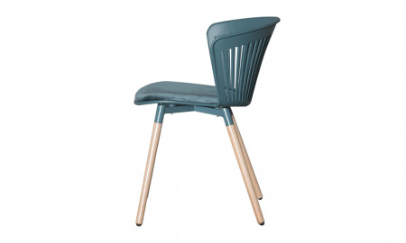 Стул обеденный TOP- Chairs Поло (серый, синий)
