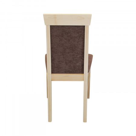 IDEA обеденный стул OLI бук/темно-коричневый