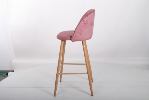 Барный стул AMF- Bellini бук/pink