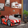 Кровать машина VRN- BMW  E-1, серии «Элит» (красный, графит)