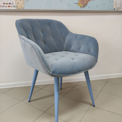 Кресло мягкое NL- VIENA (Вена) голубой