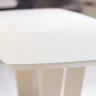 Стол обеденный IMP- Asti капучино, МДФ + стекло, 120 см