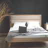 Кровать деревянная с мягким изголовьем CML- Моника