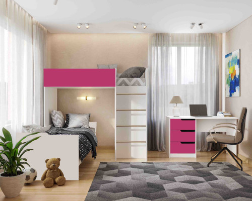 Подростковый комплект VRN- "Bedroom 3" розовый, лаванда