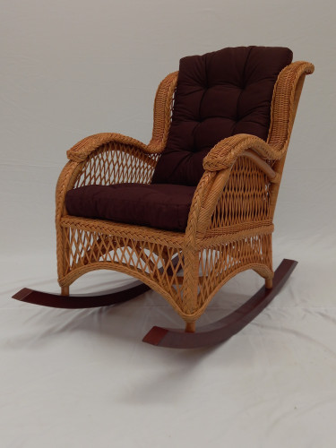 Кресло-качалка CRU- Буковель kg0001 медового цвета
