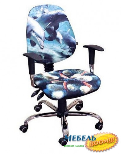 Кресло роликовое детское AMF- Бридж Хром Дизайн