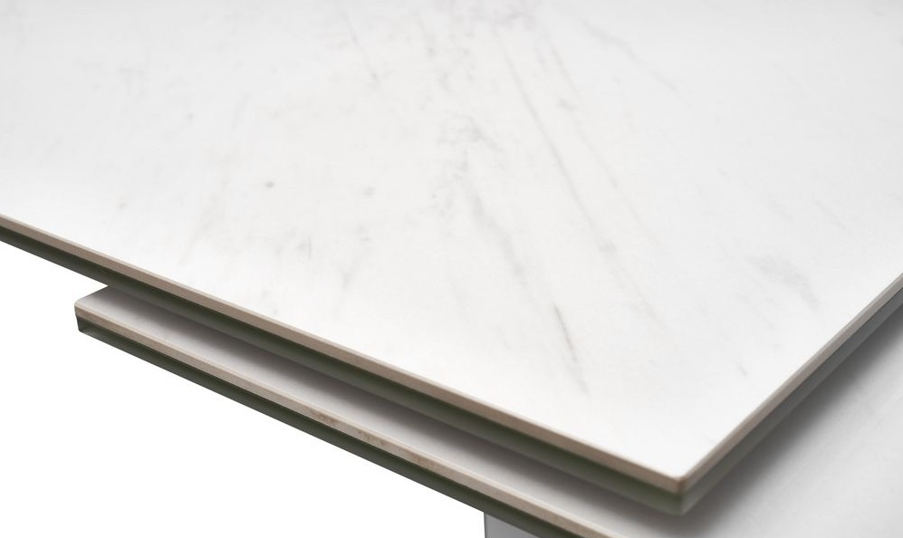 Стол керамический 160-240 см CON- KEEN JALAM WHITE (Кин Джелем Вайт)