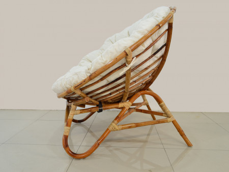 Кресло круглое из натурального ротанга CRU- Папасан Нуово kr08201